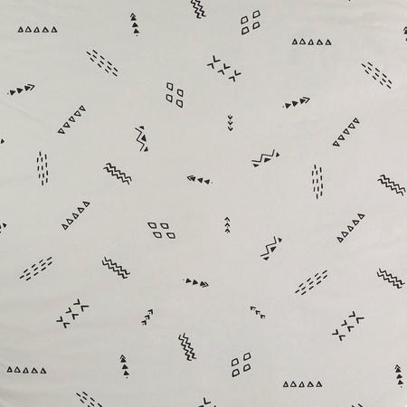 Nobodinoz Speelmatras | St. Barth | Black Secrets Natural | 120 x 60 x 4 cm
